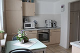 die Küche kleines Ferienhaus Kappeln die Küche